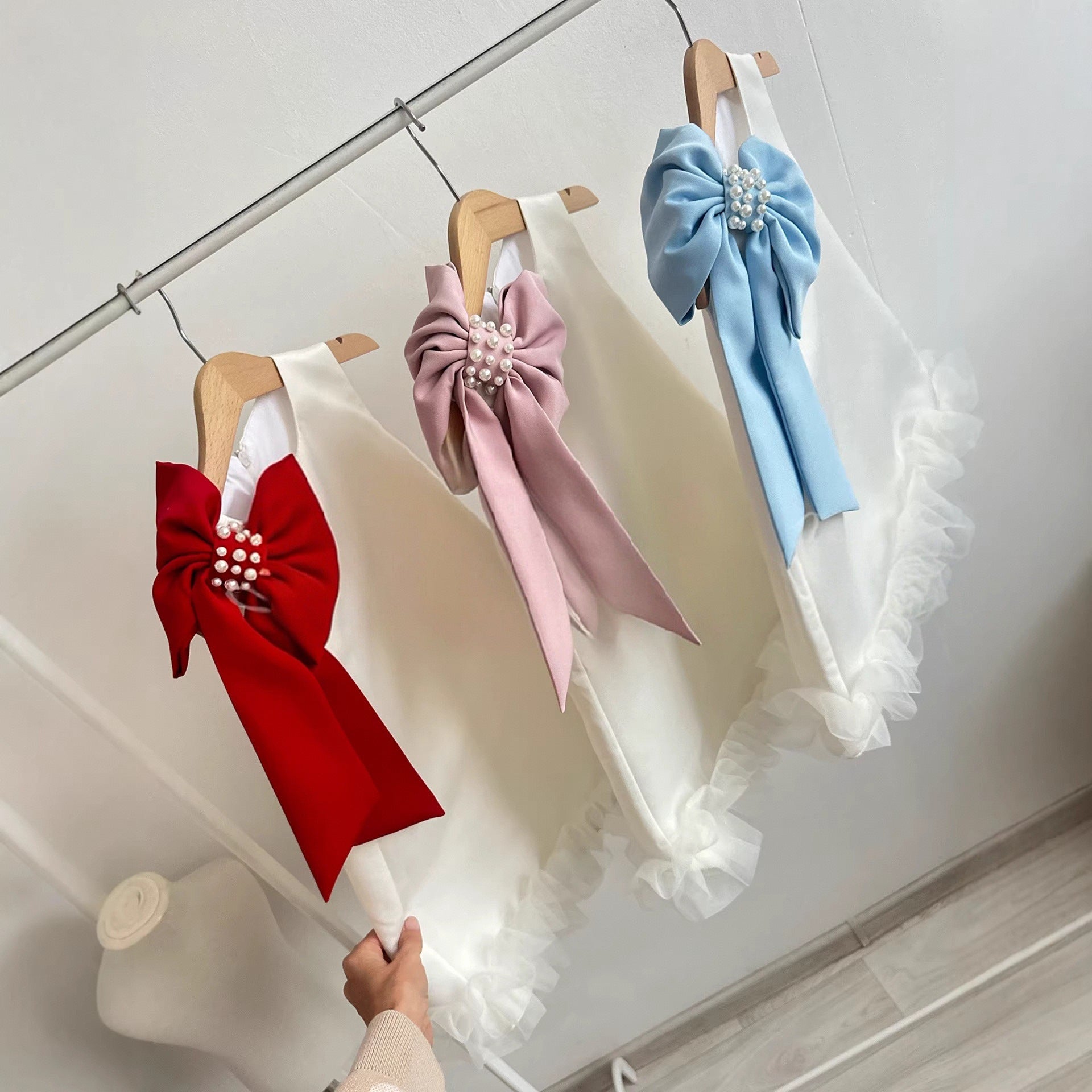 Girls' Bow Party Dress