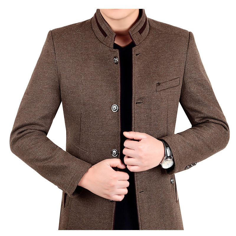 Men's business wool Coat
