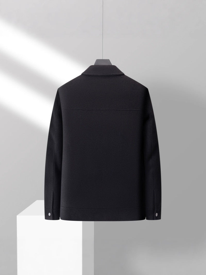 Men's Detachable Down Liner Wool Jacket