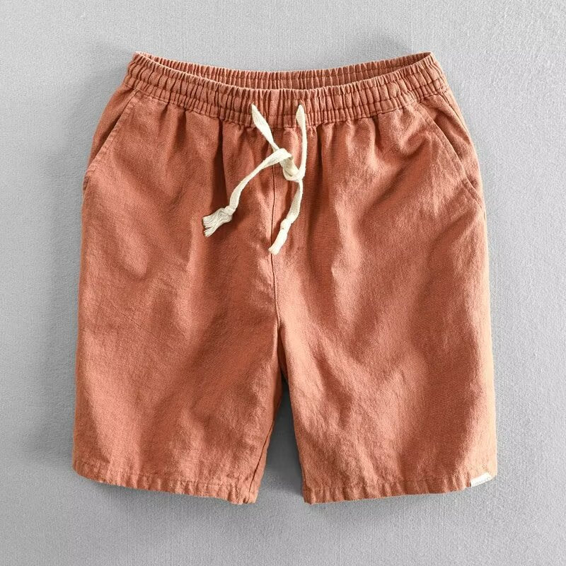 Summer lightweight linen shorts