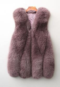 Faux fur vest