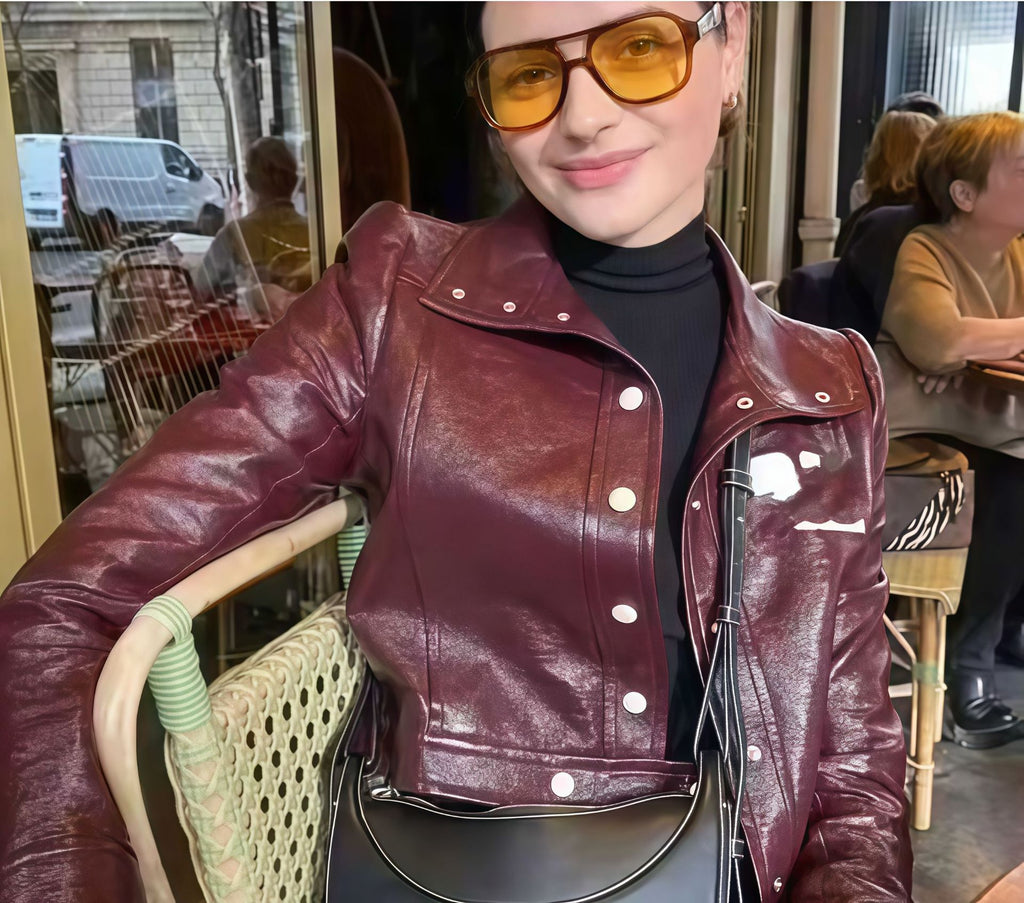 Women's leather jacket