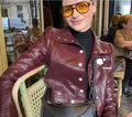 Women's leather jacket