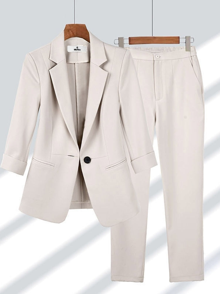 Women's Slim-Fit Professional Suit Set