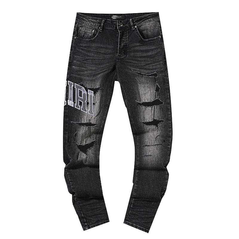 Vintage straight-leg jeans