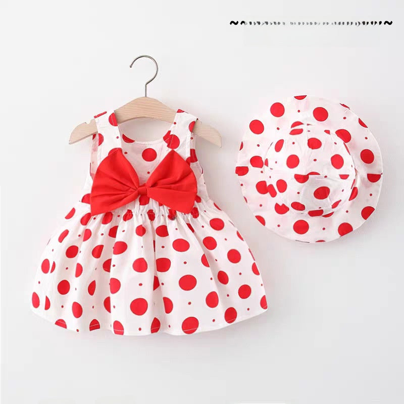 Girls' Floral Summer Cotton Dress