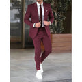 Slim Fit Mens Suit Two-Piece Set