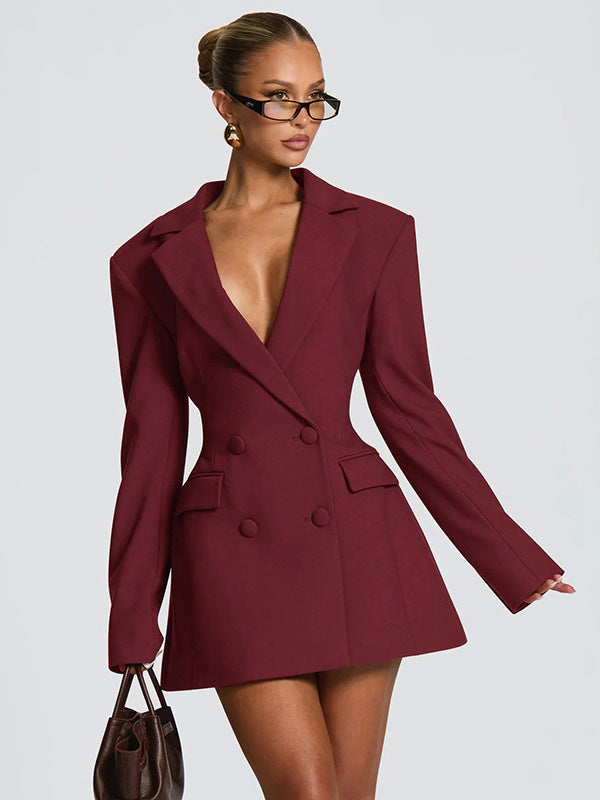 Long Sleeve Slim Fit Dress