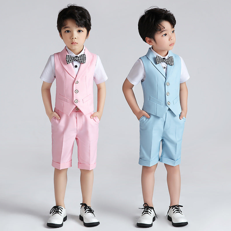 Children's Vest Short Sleeve Suit Summer