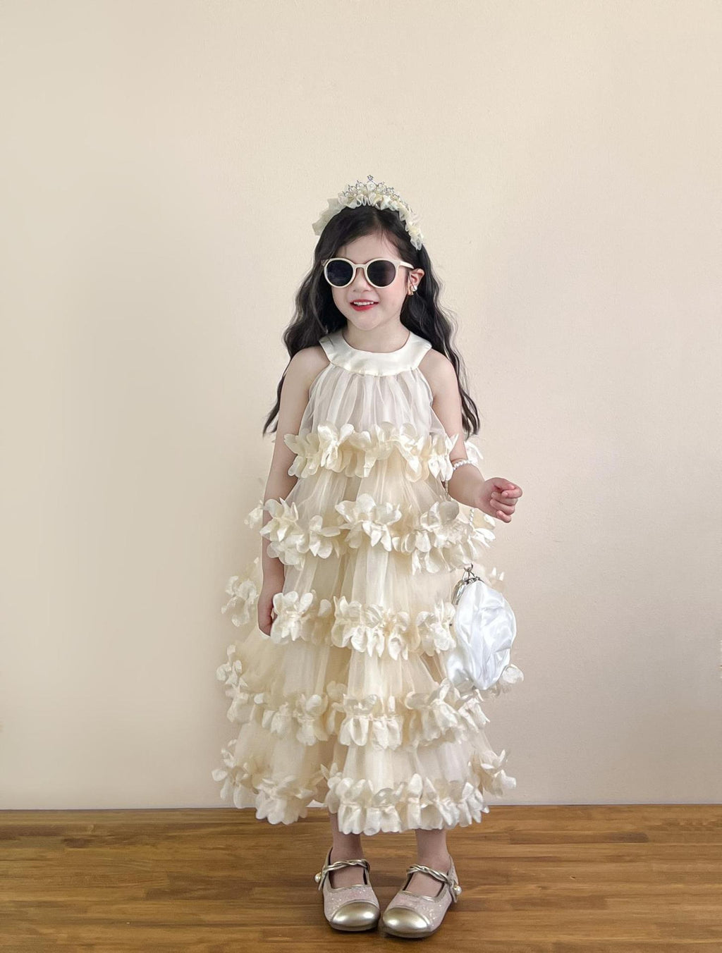 Girls' Halter Neck Cake Dress