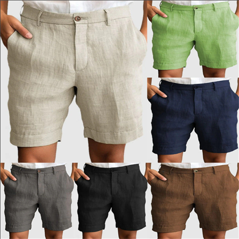 Men's linen shorts