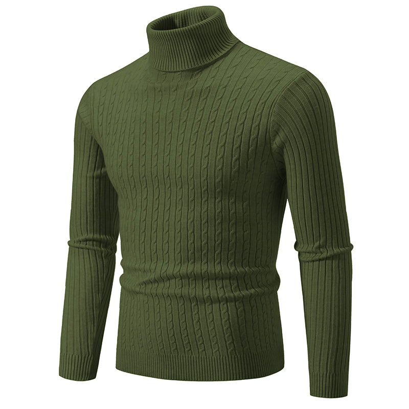Men's Twist Knit Pullover Sweater