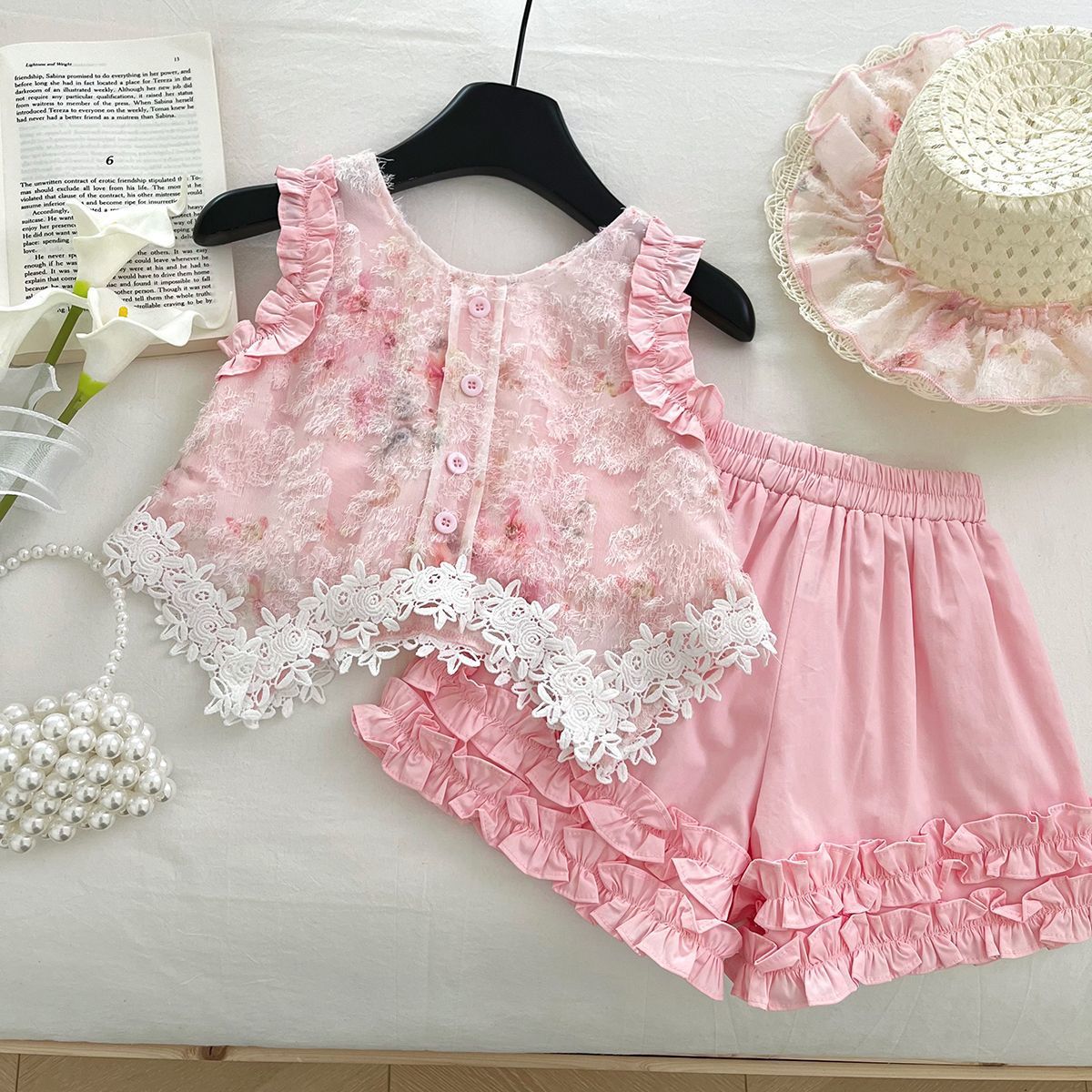 Girls' Summer Two-Piece Outfit