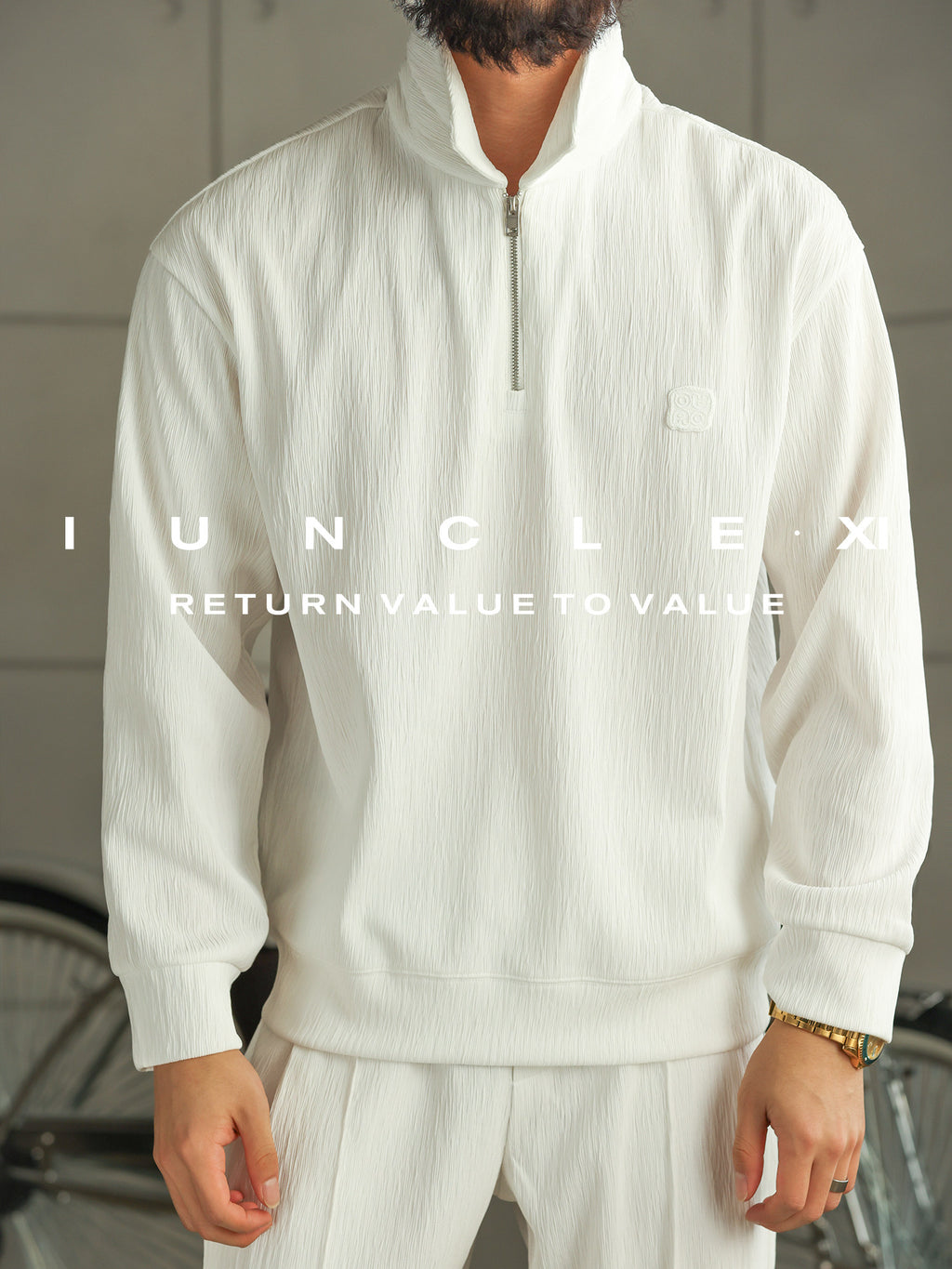 Men's Polo Long Sleeve Sports Suit - Polo Top and Pants