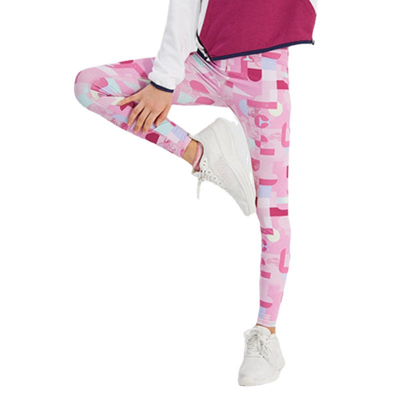 Printed Yoga Pants for Women and Kidsg Ball Dance