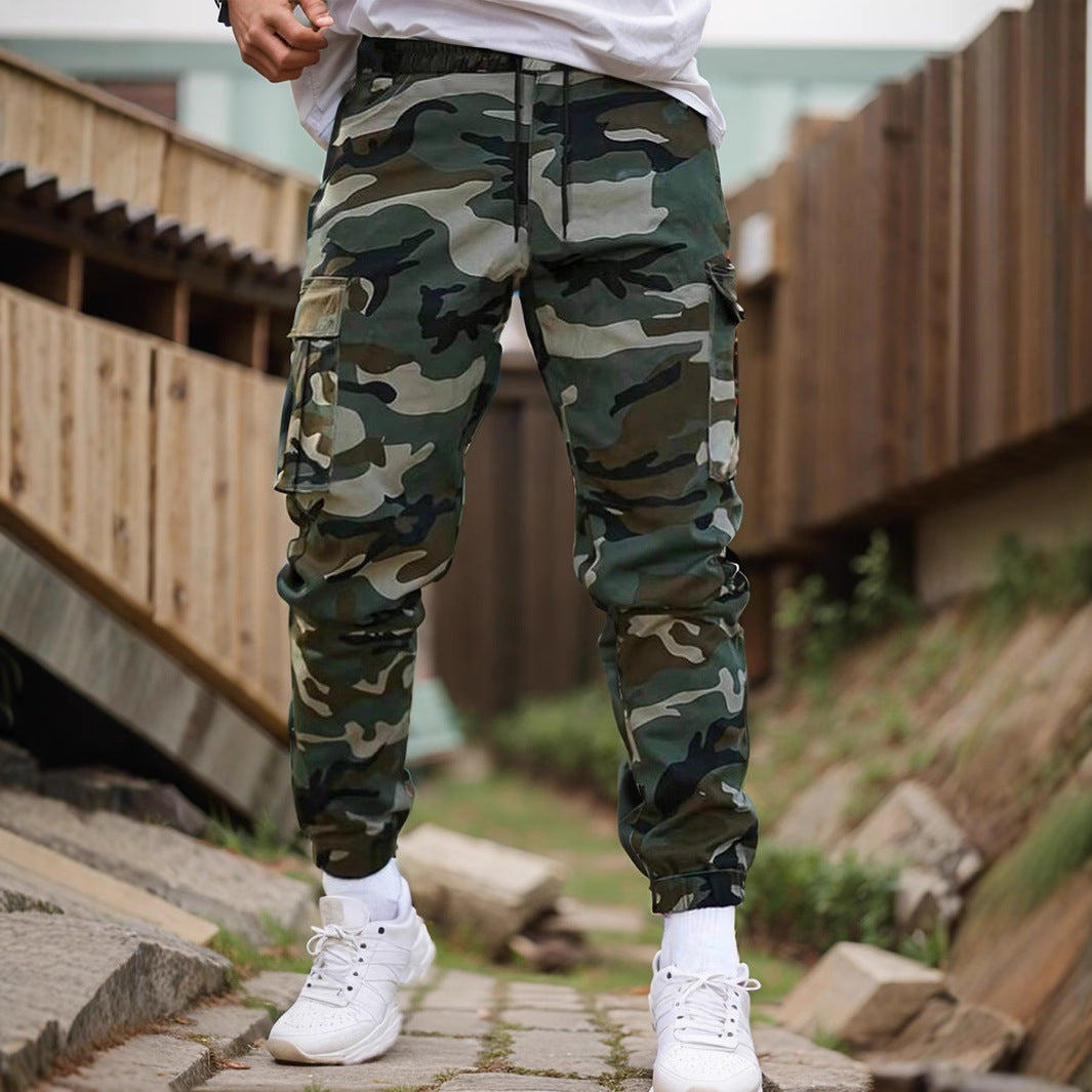 Camouflage work trousers