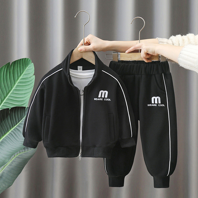 Boys' Cotton Sports Two-Piece Set