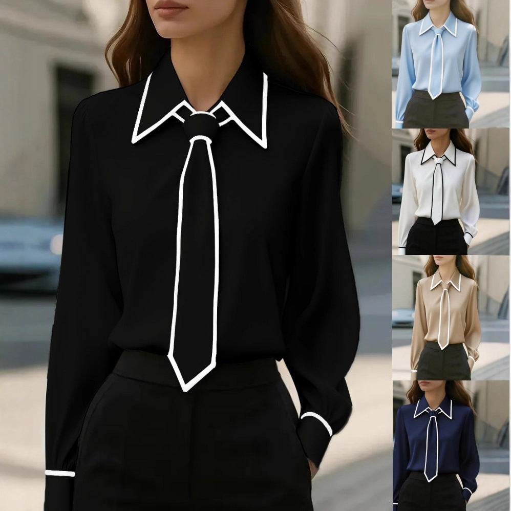 Long-sleeved Blouse