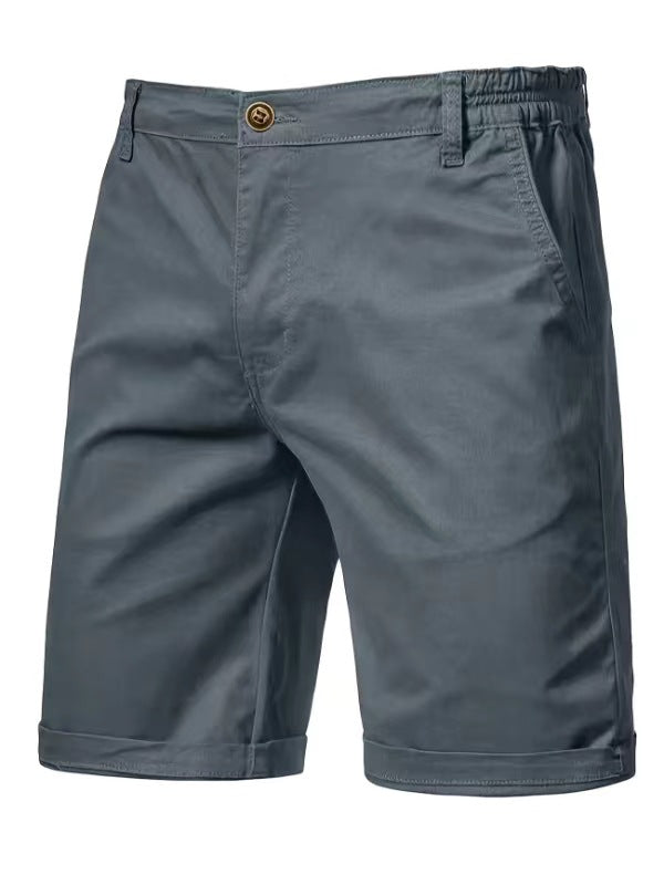 Men's Straight Fit Cotton Shorts