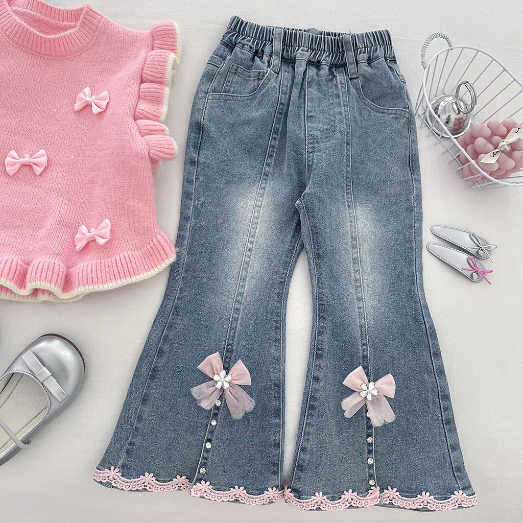 Girls' Knitted Suit