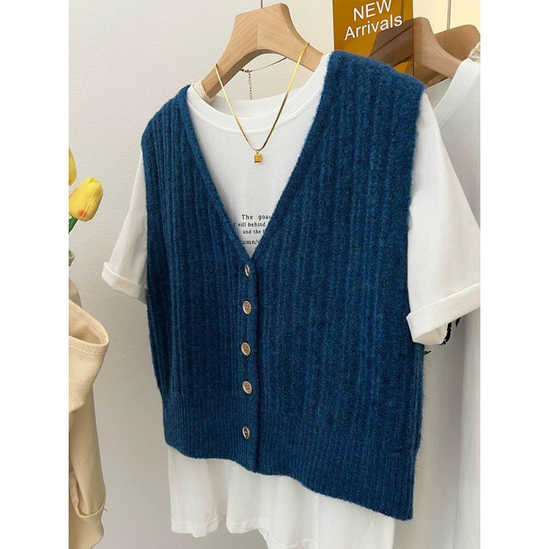 Knitted Wool Vest