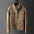 Stretch Suede Jacket for Men
