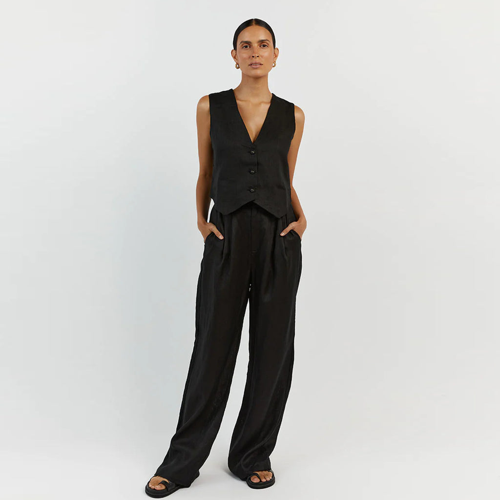Women's Sleeveless Vest and Trousers