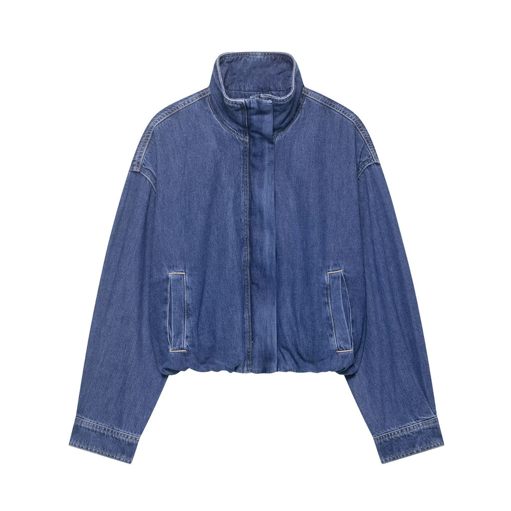 Stylish and elegant women's denim jacket