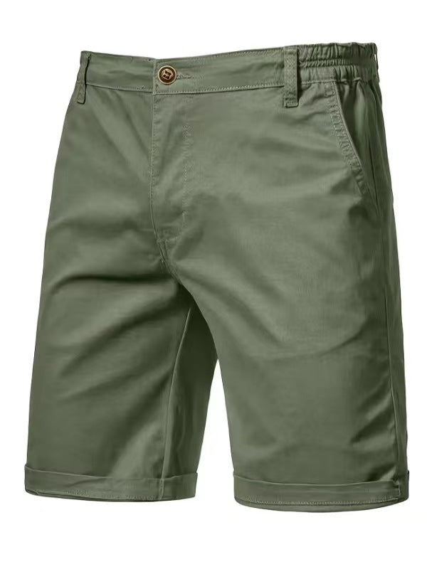 Men's Straight Fit Cotton Shorts