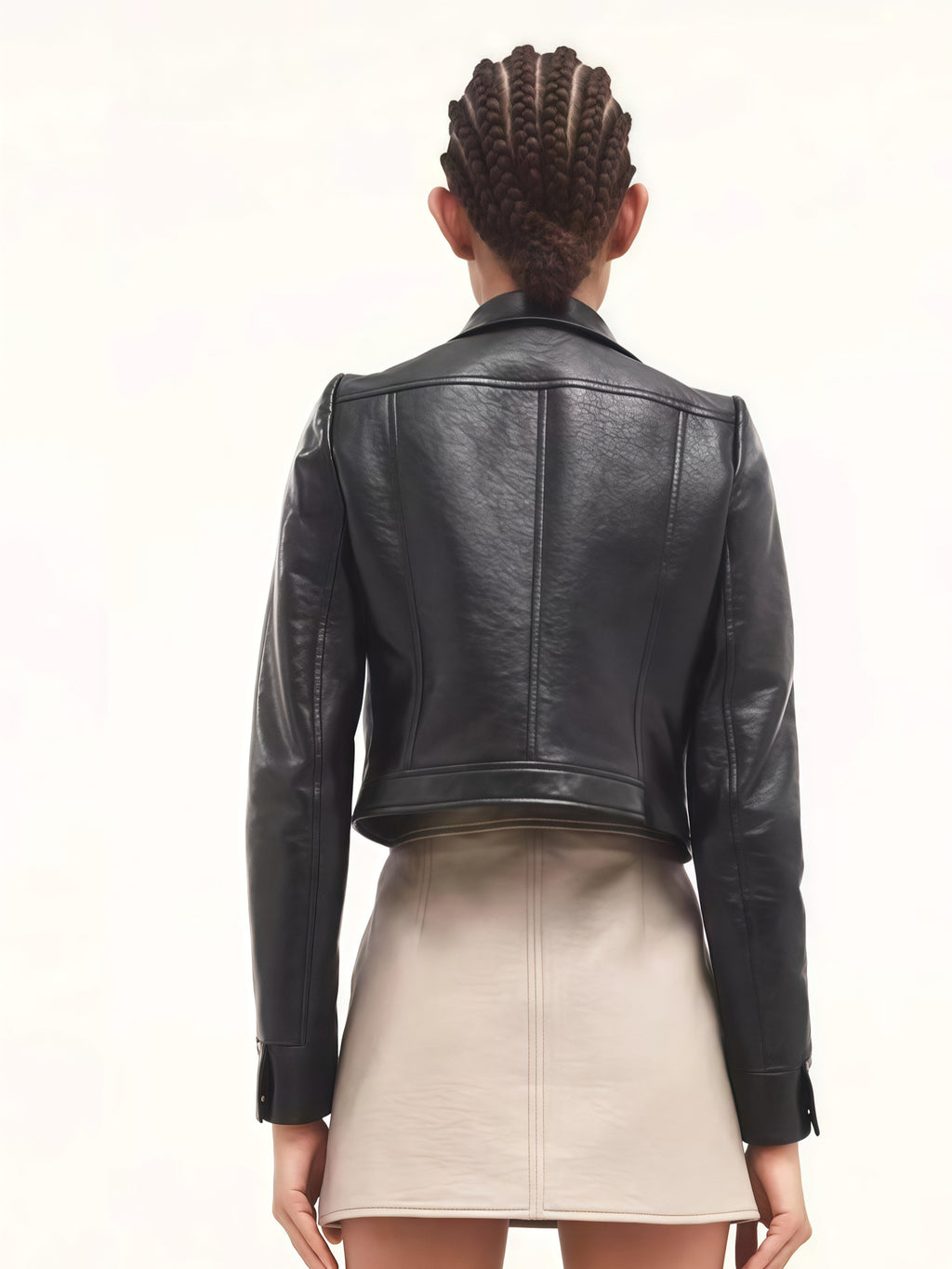 Women's leather jacket