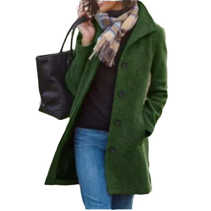 Retro Women's Woolen Coat