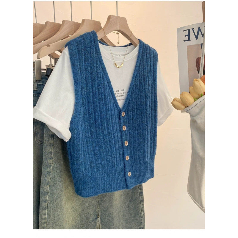 Knitted Wool Vest