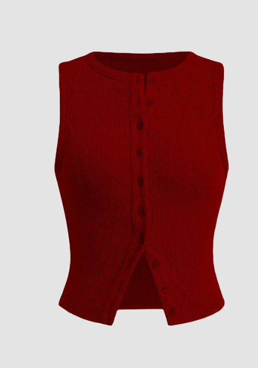 Shirtless sleeveless vest for women