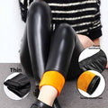 Faux leather pants