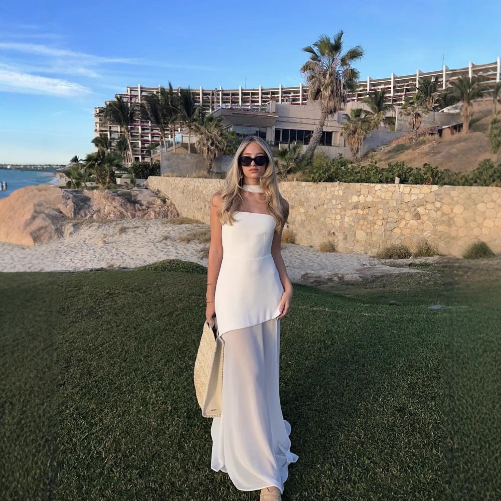 Strapless Sleeveless Long Dress