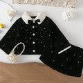 Girls' Plaid Winter Skirt - Two-piece set skirt suit