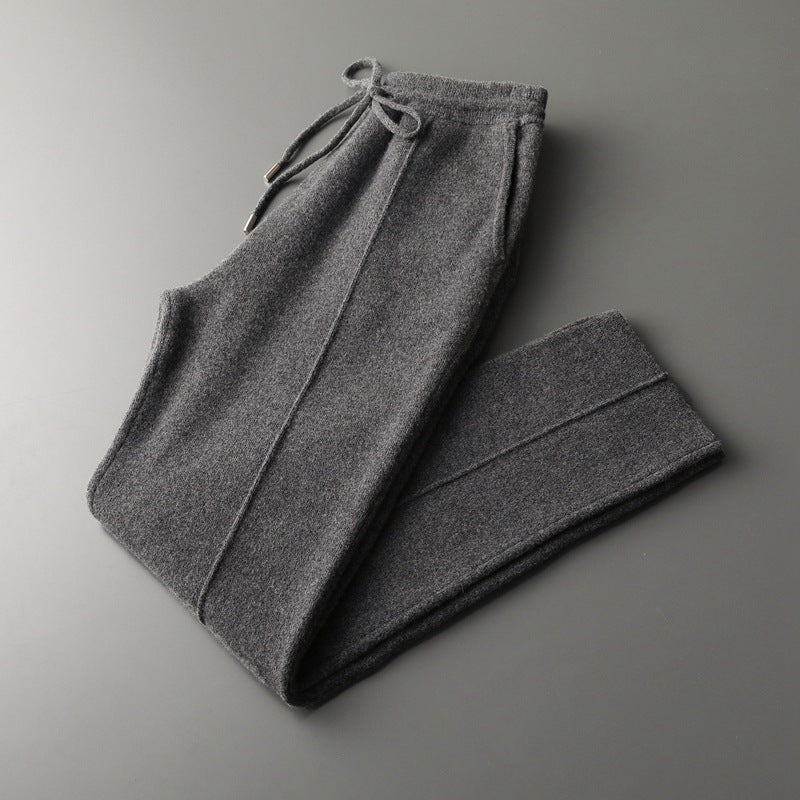 Knitted Cardigan Pants - Two-Piece Set