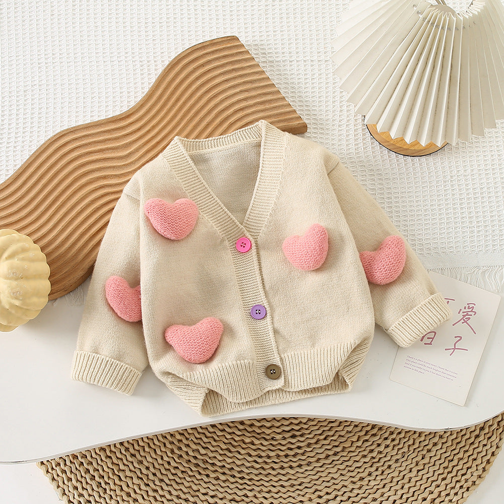 Girls' Knit Cardigan