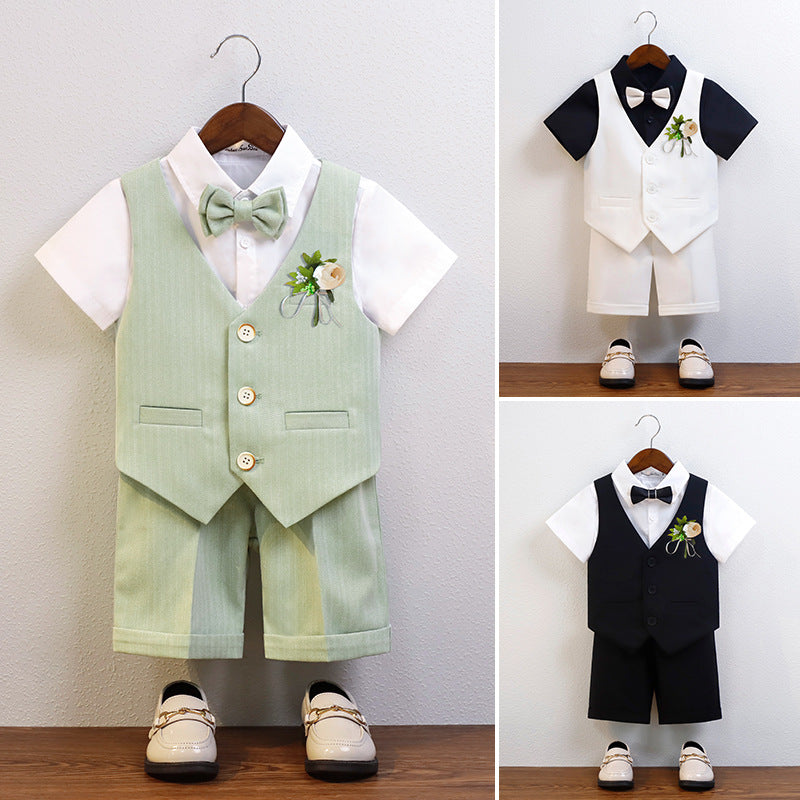 Boys' Formal Vest Suit Set