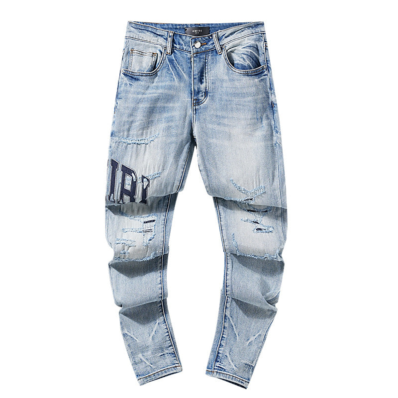 Vintage straight-leg jeans