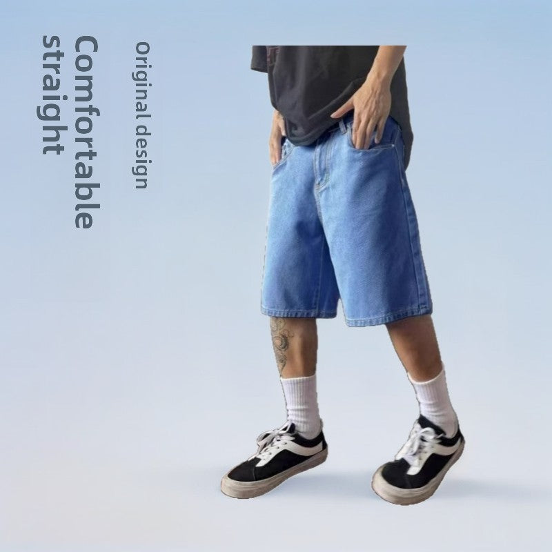 Men's denim shorts
