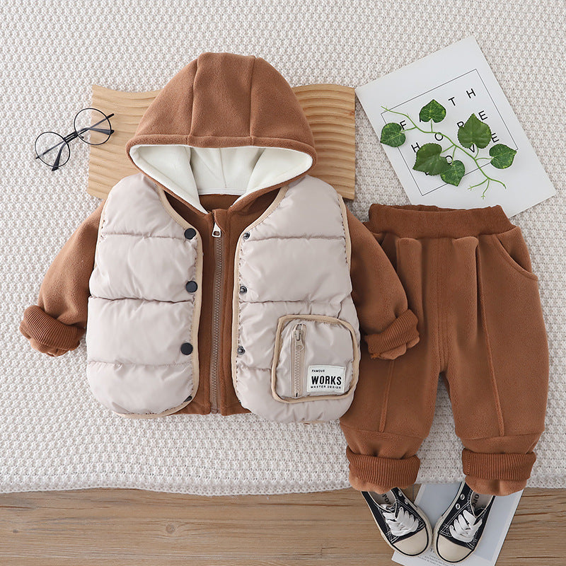 Children's Cotton Three-Piece Casual