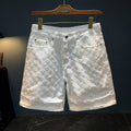 Loose Fit Washed Denim Shorts for Men