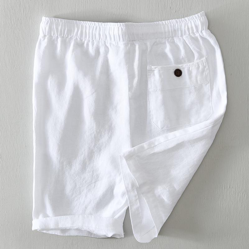 Men's Linen Drawstring Shorts