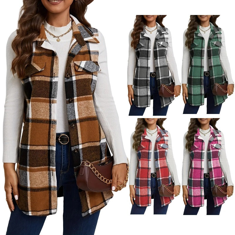 Women's wool vest