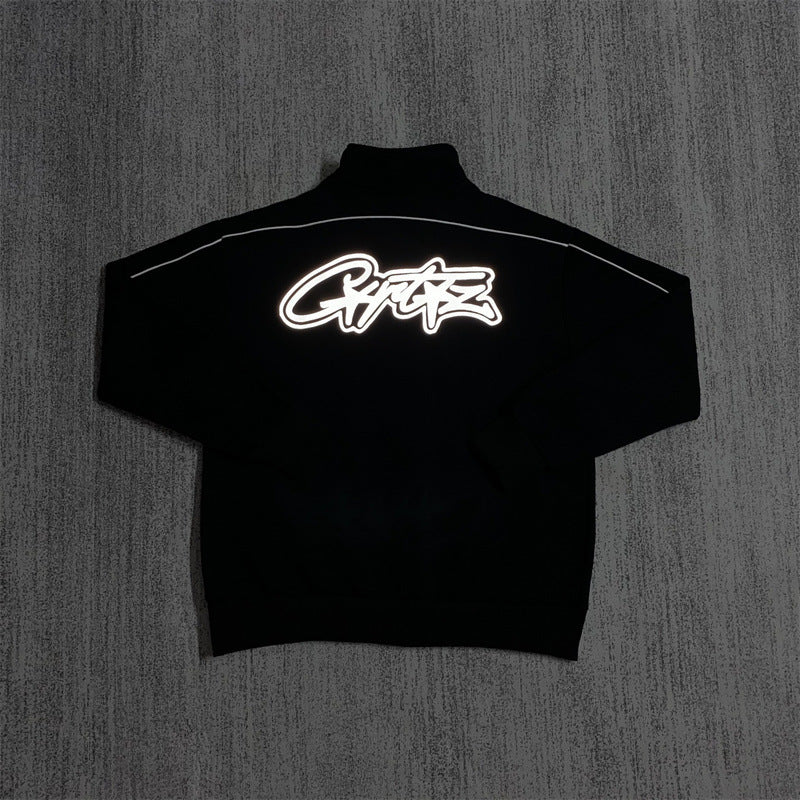 Zippered Casual Pants Set