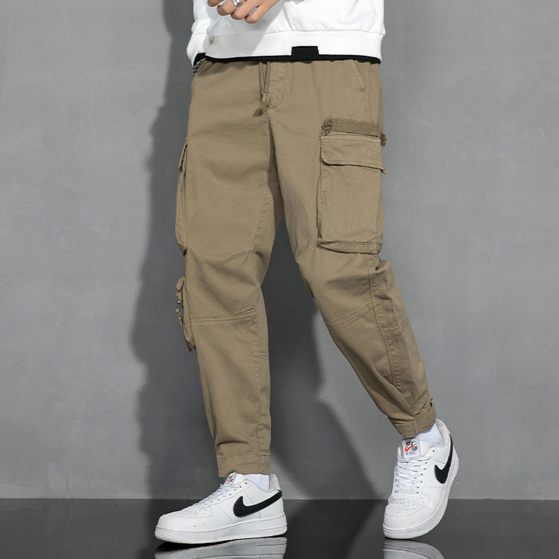 Men's Casual Cotton Work Trousers