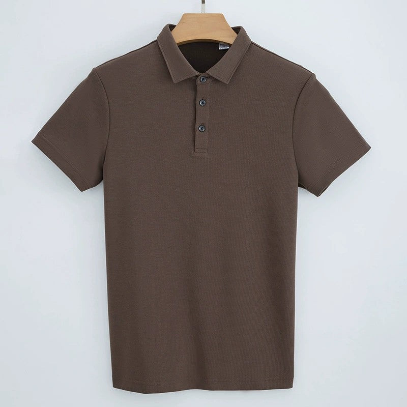 Double-Sided Cotton Polo Shirt for Men