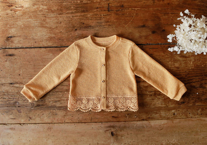 Girls' Baby Infant Lace Air-conditioning Shirt ins Casual Sun-protective Clothing Cardigan Jacket All-match Cardigan