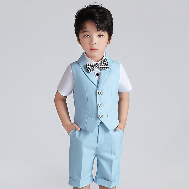 Children's Vest Short Sleeve Suit Summer